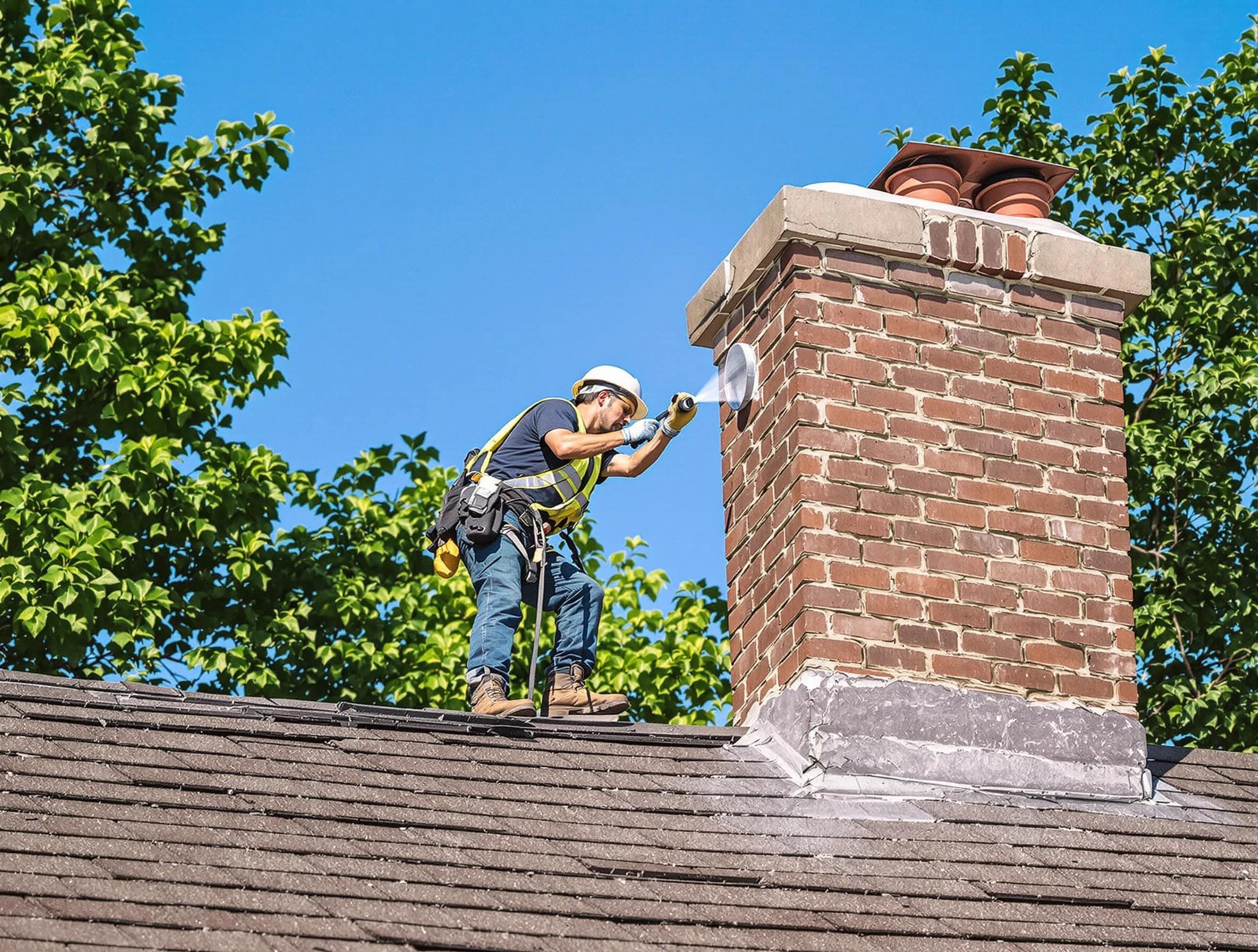 Coolidge Chimney Sweep performing an inspection with advanced tools in Coolidge, AZ