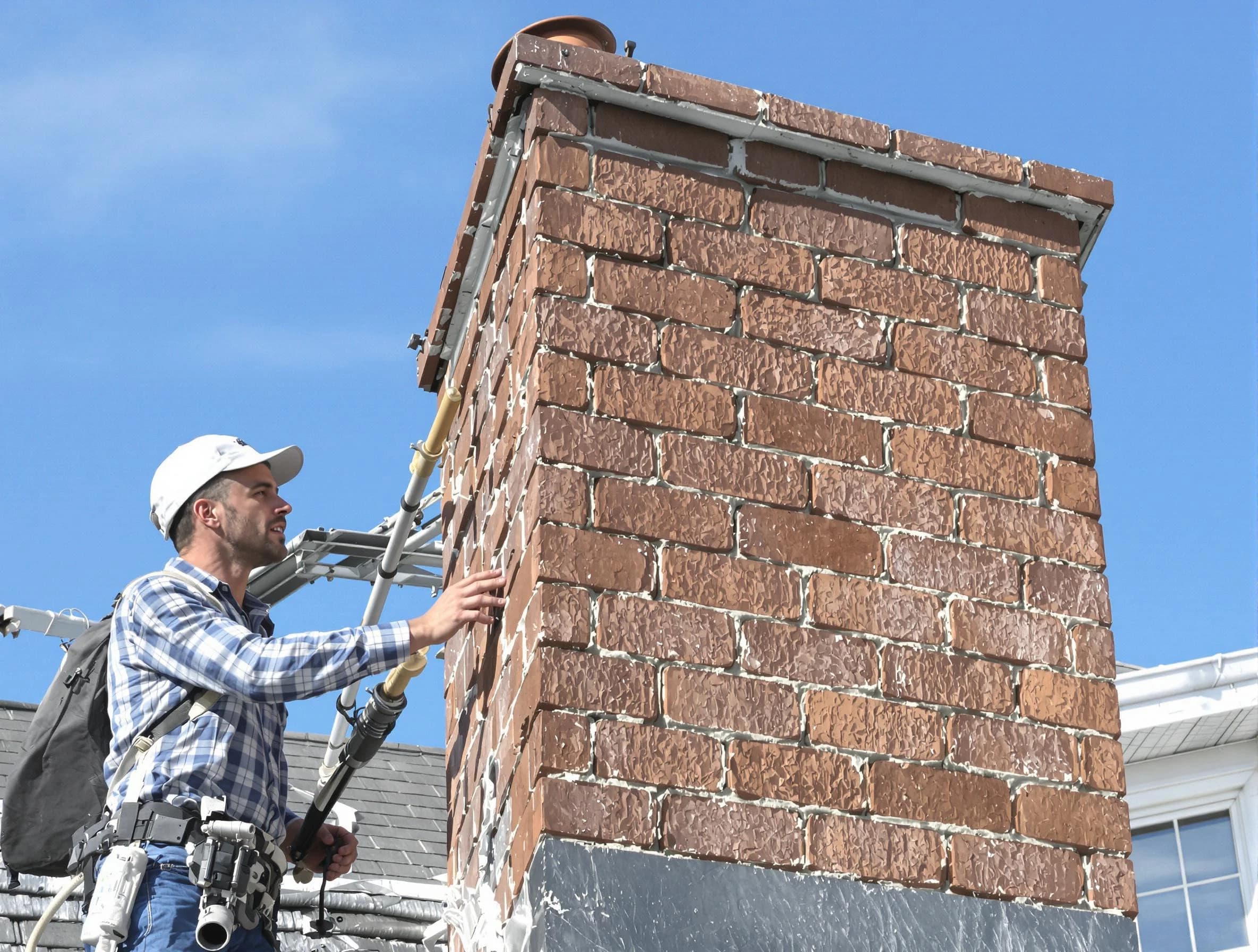 Brickwork for a chimney rebuild by Coolidge Chimney Sweep in Coolidge, AZ