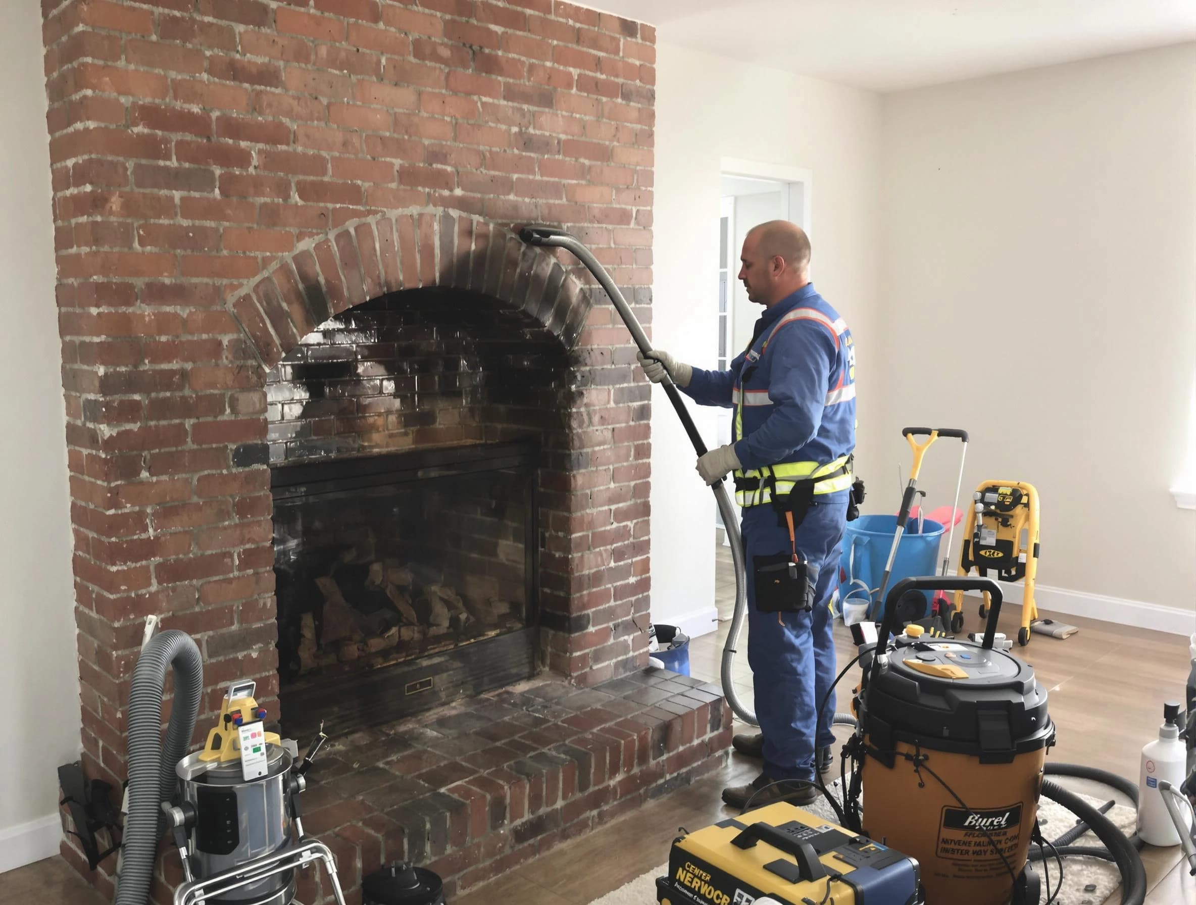 Coolidge Chimney Sweep expert performing detailed chimney sweep in Coolidge, AZ