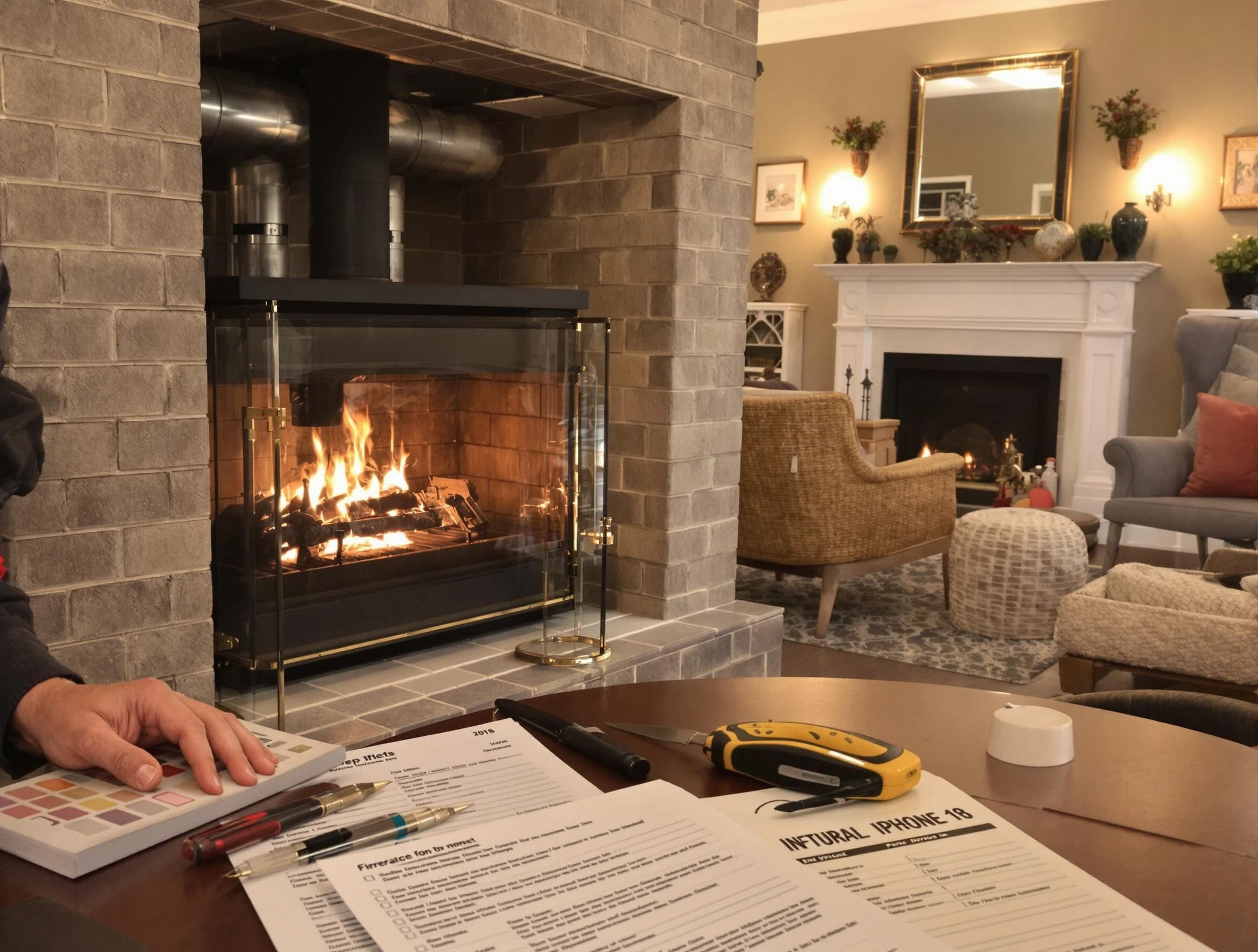Coolidge Chimney Sweep verifying fireplace safety measures in Coolidge, AZ