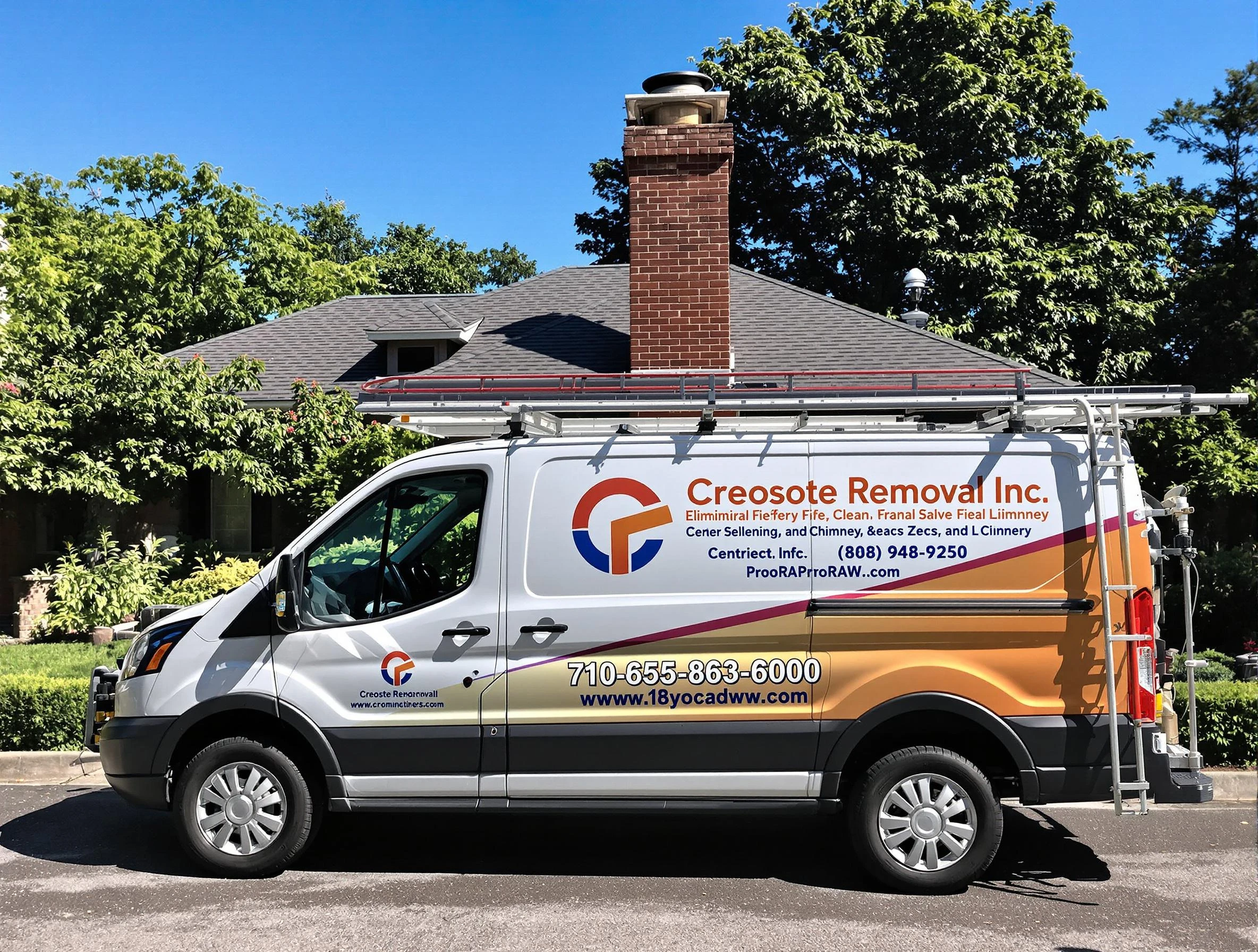 Coolidge Chimney Sweep technician removing creosote safely in Coolidge, AZ